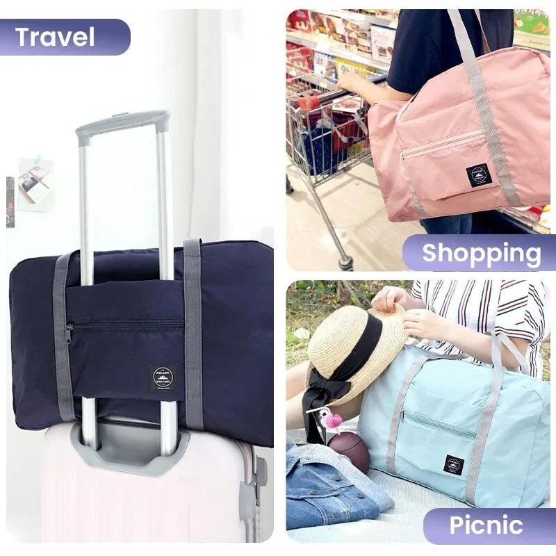 Voyage Élégant – Lightweight Foldable Travel Duffel for the Modern Woman