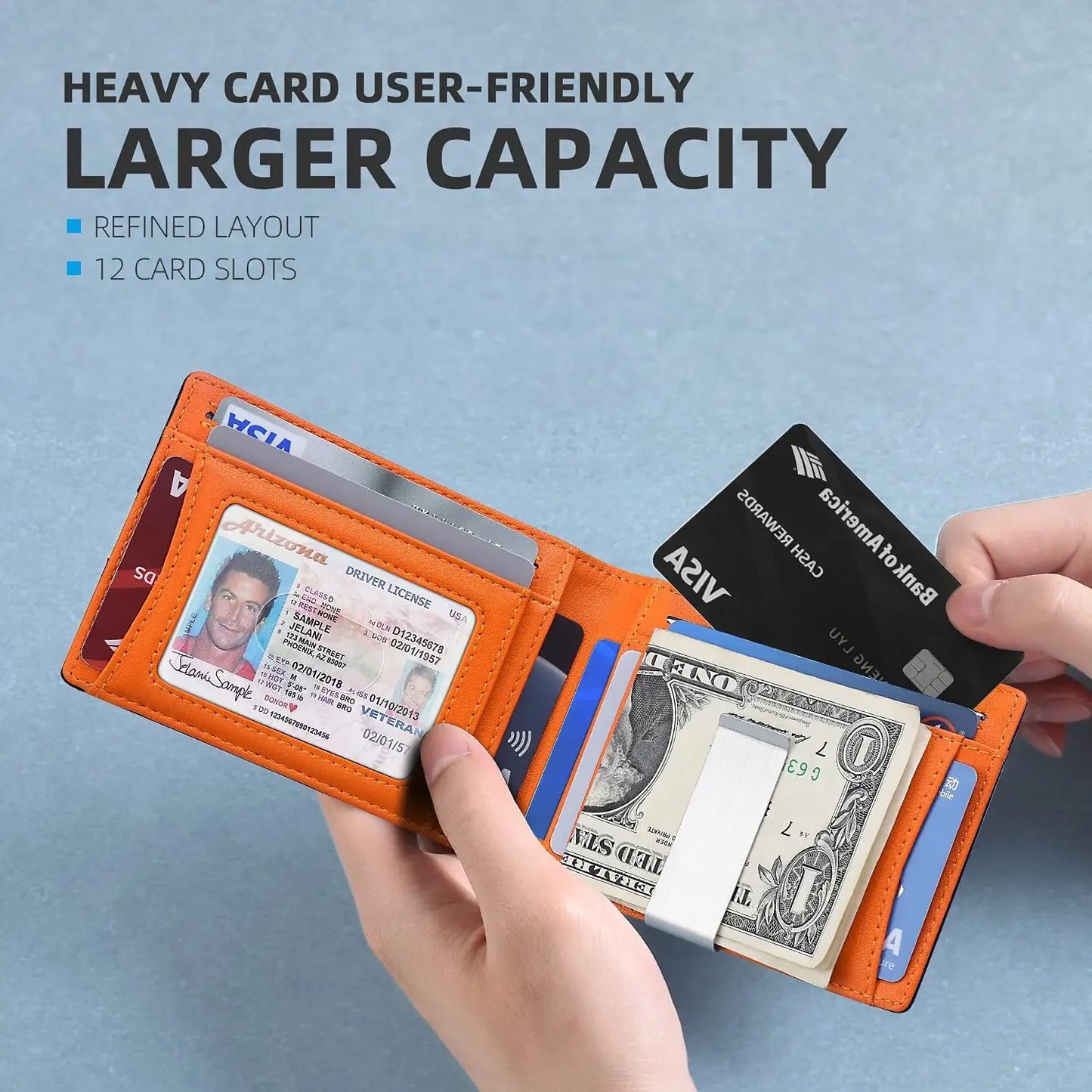 RFID ID Men Wallets