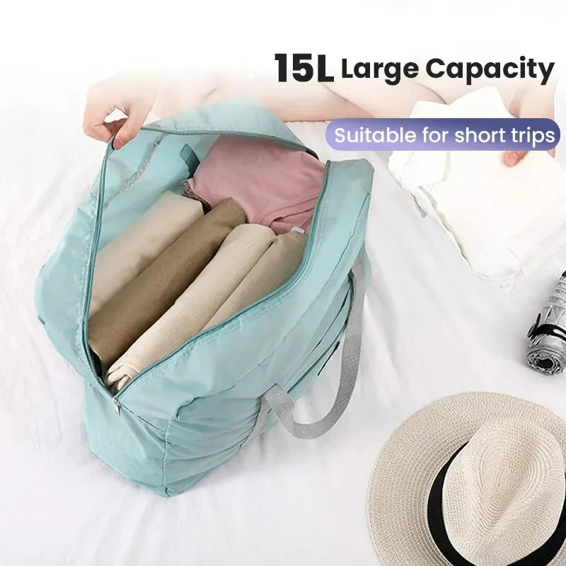 Voyage Élégant – Lightweight Foldable Travel Duffel for the Modern Woman