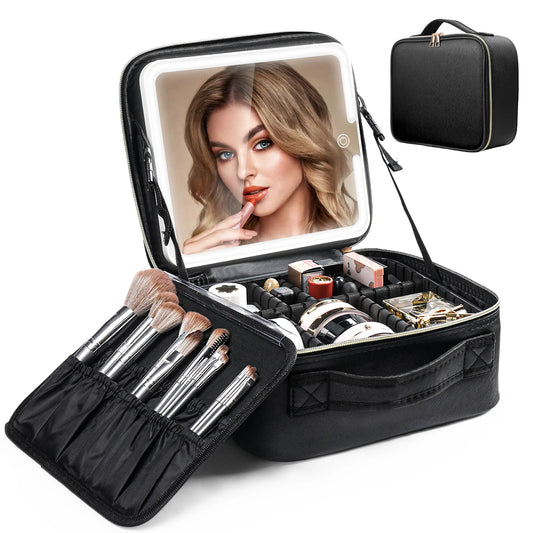 LED Travel Makeup Bag