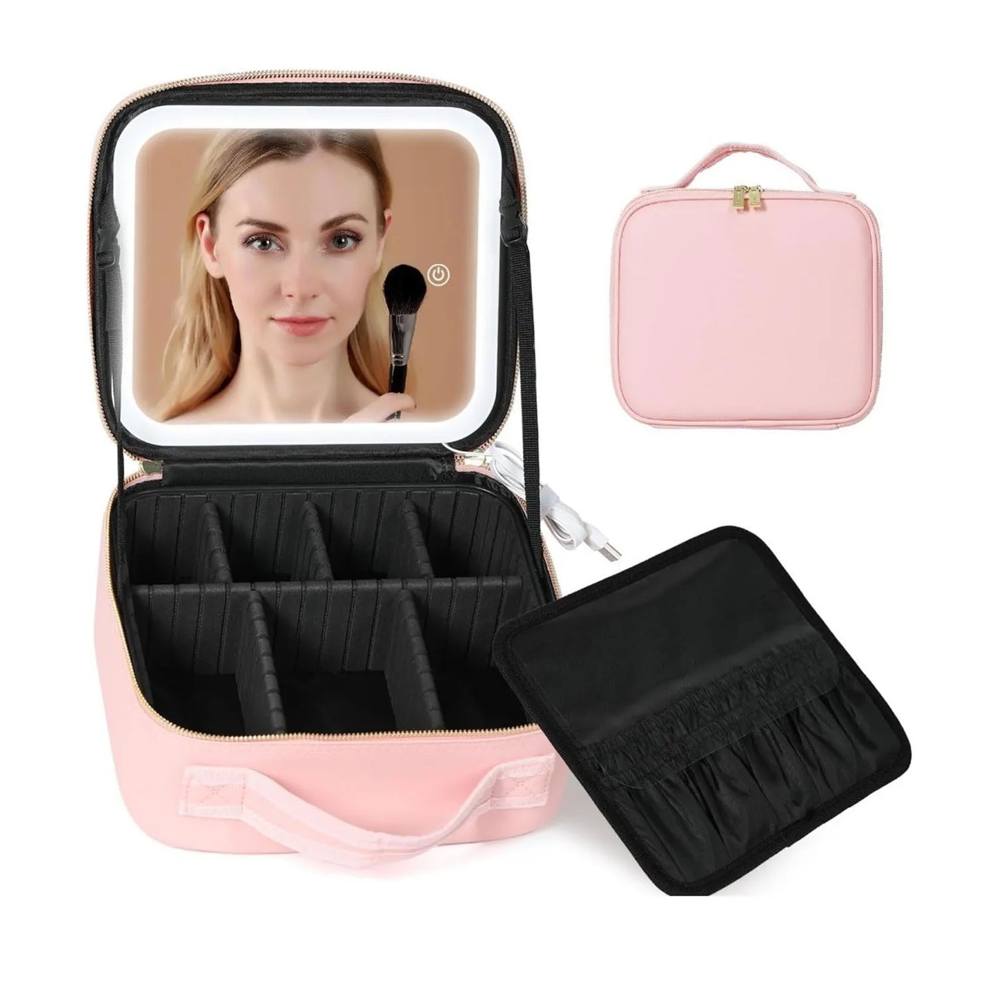 LED Travel Makeup Bag